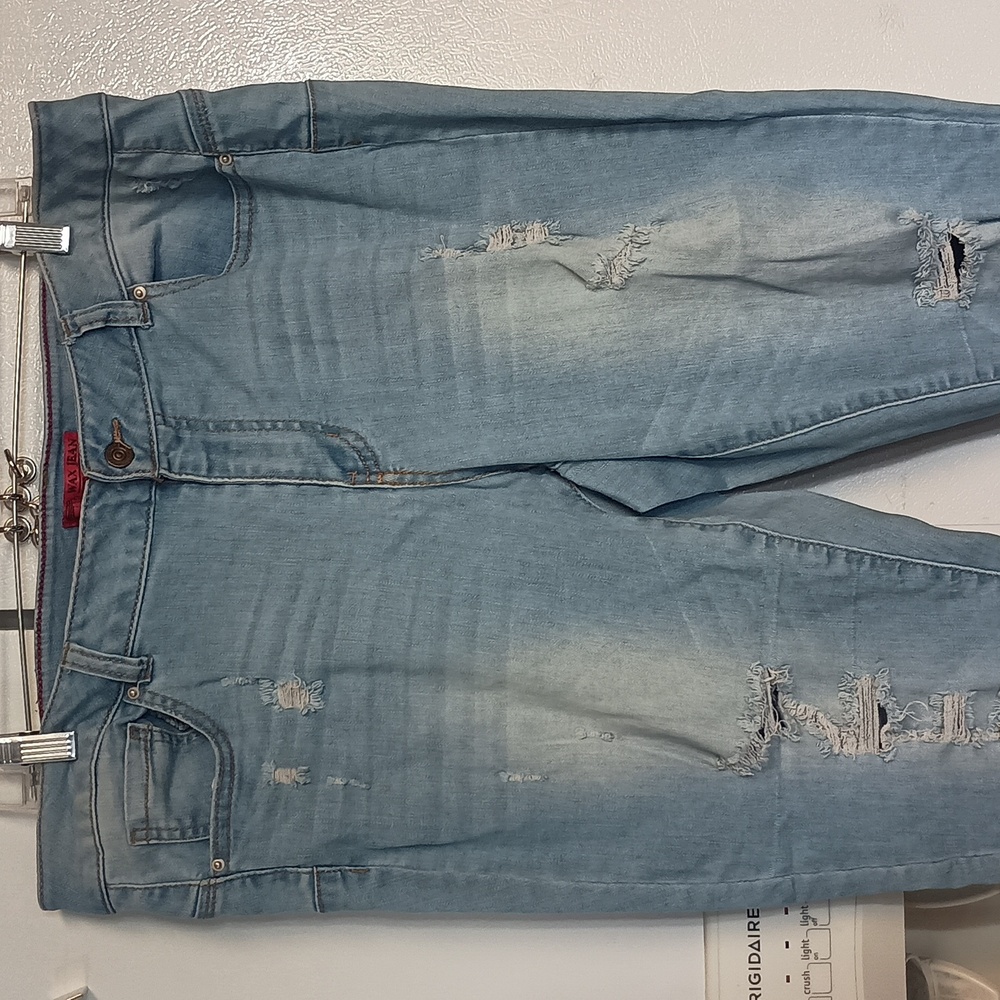 WAX Denim Blue Jeans Distressed. Women's Size 18